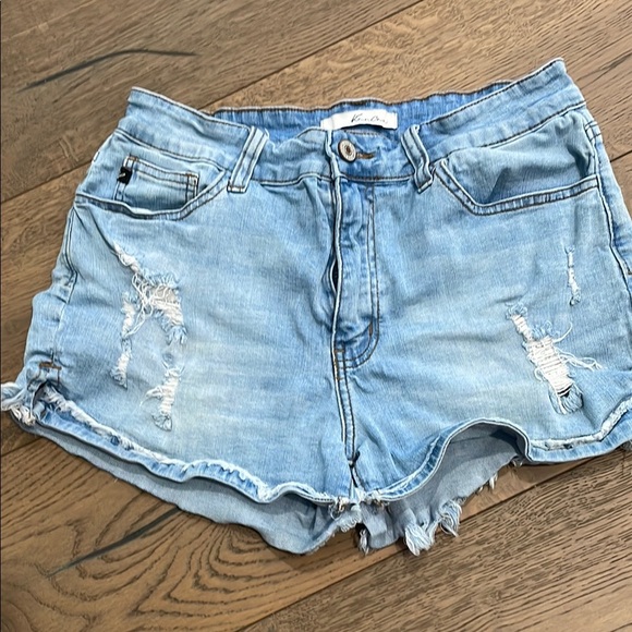 KanCan Blue Distressed Jean Shorts
Denim - Picture 1 of 7